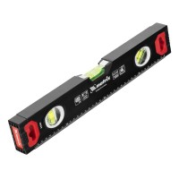 Уровень алюминиевый, усиленный, фрезерованный, 3 глазка, 400 мм Matrix (34360)