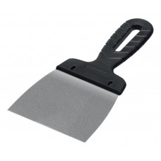 Шпатель нержавеющий 100 мм, пластиковая ручка ЗУБР 10077-10