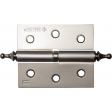 Петля карточная 75 х 63 х 2.5 мм, разъемная, правая, цвет матовый никель (PN), 2 шт ЗУБР 37605-075-4R