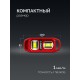 Компактный магнитный уровень КОМПАКТ-2, 100 мм, пластиковый корпус ЗУБР 3458