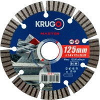 Диск алмазный Турбо сегментный KRUGO MASTER 125х1,8х22,2х10 mm 81071250266