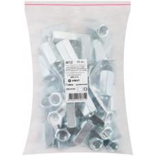 Гайка удлиненная М12 50 шт DIN 6334 Фасовка (28512-0)