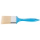 Кисть флейцевая, толщ. 16 мм, ПЭТ-щетина, нерж. обжим, пласт. ручка, ширина 70 мм (30-0204)