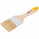 Кисть флейцевая Стандарт-Плюс, натур.светлая щетина, деревянная ручка 2,5 (63 мм) (01046)