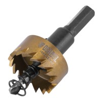 Коронка по металлу HSS, 28 мм, нитридтитановое покрытие Denzel (724106)