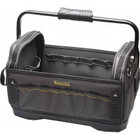 Сумка для инструментов каркасная 46 см с 20 карманами, 8 петель-держателей, жесткое пластиковое дно KRAFTOOL 38741
