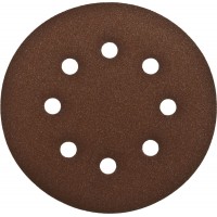 Круг шлифовальный Стандарт 150 мм, 6 отверстий, Р120, 5 шт ЗУБР 35350-150-120