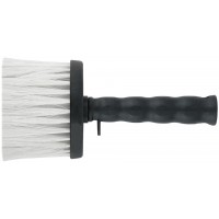 Макловица круглая, искусственная щетина, пластик. корпус 105 мм (01681)