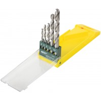 Набор сверл по металлу HSS полированных, 5 шт. (4-5-6-8-10 мм) (33796)