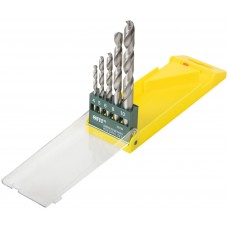 Набор сверл по металлу HSS полированных, 5 шт. (4-5-6-8-10 мм) (33796)