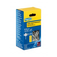 Алюминиевая высокопроизводительная заклепка R:High-performance-rivet, 4.8 х 25 мм, 200 шт RAPID 5001440
