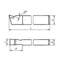 Резец Чистовой широкий 25х16х140 Т5К10 (2120-0053)