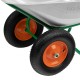 Тачка садово-строительная, 2-х колесная, усиленная, грузоподъемность 320 кг, объем 90 л Palisad (689233)