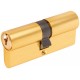 Цилиндровый механизм Фабрика замков 70 мм, ключ-ключ, латунь (67204)
