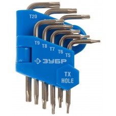 Набор ключей имбусовых мини 8 шт ЗУБР 27477-H8
