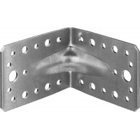 Усиленный крепежный уголок 65 x 90 x 90 x 2.5 мм цинк ЗУБР УКУ-2.5 31011-90