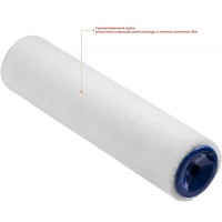 Ролик малярный ВЕЛЮР 8 x 240 мм, бюгель 8 мм, ворс 4 мм, 100% шерсть, для лаков и эмалей ЗУБР Профессионал 02514-24