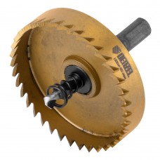 Коронка по металлу HSS, 65 мм, нитридтитановое покрытие Denzel (724121)