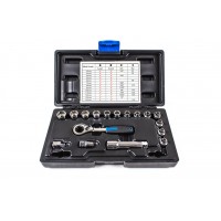 Набор торцевых головок проходных с аксессуарами 13 мм 17 пр. Licota ALK-1005P