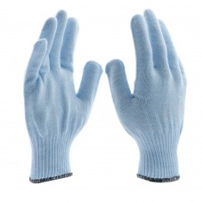 Перчатки трикотажные, акрил, цвет зенит, оверлок Сибртех (68656)