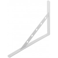 Уголок-кронштейн усиленный белый 350х250 мм (66109)