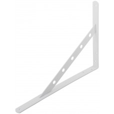 Уголок-кронштейн усиленный белый 350х250 мм (66109)