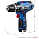 Дрель-шуруповерт 12 В 40 Н·м 2 АКБ тип Т7 2 А·ч + LED фонарь кейс Профессионал ЗУБР DL-121-22F