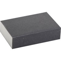 Губка шлифовальная водостойкая четырехсторонняя SiC Р320, 100 х 68 х 26 мм ЗУБР 35612-320