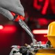 Длинногубцы изогнутые Nickel, 180 мм, никелированные, двухкомпонентные рукоятки Matrix (17422)