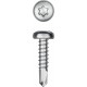 Саморез нержавеющий 16?3.5 мм DS-P А2 сверло полукруглая головка ТХ15 1000 шт KRAFTOOL 300931-35-016