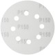 Круги шлифовальные с отверстиями (липучка), алюминий-оксидные, 125 мм, 5 шт. Р 150 (39667)