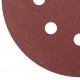 Круги шлифовальные с отверстиями (липучка), алюминий-оксидные, 125 мм, 5 шт. Р 180 (39788)