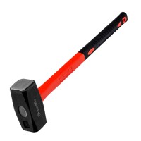 Кувалда 4 кг, фибергласовая обрезиненная рукоятка 600 мм Matrix