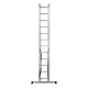 Лестница, 3 х 12 ступеней, алюминиевая, трехсекционная, Сибртех (97822)