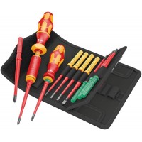 Набор насадок 1,2-3,0 Nm с динамометрической и обычной отвёртками-битодержателями, 16 пр. Kraftform Kompakt VDE 16 Torque extra slim 1 Tool Finder WE-006609