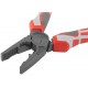 Плоскогубцы комбинированные Эталон, CrV сталь, ребра жесткости на губках, тефлоновое покрытие, 3К прорезиненные ручки 200 мм (50695)
