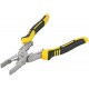 Плоскогубцы комбинированные многофункциональные, эксцентриковый шарнир, прорезинен. ручки, Профи 180 мм (51015)