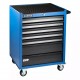 Тележка инструментальная 7 полочная ECO синяя RUNTEC RTEC-7B
