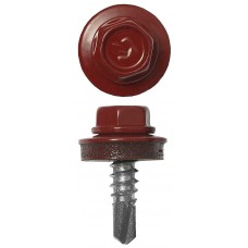 Саморез кровельный 25 х 5.5 мм, рубиново-красный, 1800 шт Профессионал СКМ 3003 ЗУБР 4-300310-55-025-3003