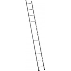 Лестница приставная односекционная алюминиевая 11 ступеней, высота 307 см СИБИН 38834-11