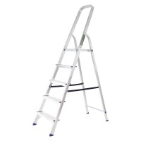 Стремянка, 5 ступеней, алюминиевая, Сибртех (97715)