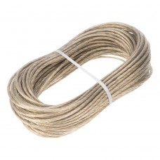 Трос металлополимерный прозрачный ПР-4.0, толщина 4.0 мм, моток 20 метров Сибртех (47631)