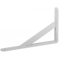 Уголок-кронштейн усиленный белый 250х150 мм (66085)