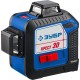 Лазерный нивелир КРЕСТ 3D, 20 - 70 м ЗУБР Профессионал 34908_z01