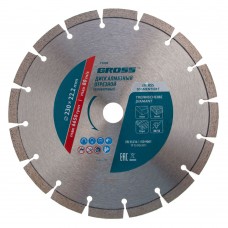 Диск алмазный, 230 х 22.2 мм, лазерная приварка сегментов, сухая резка Gross (73008)