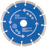 Диск отрезной алмазный сегментный (сухая и влажная резка) 150 х 2,0 х 7 х 22,2 мм (37213М)