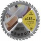 Диск пильный для циркулярных пил по дереву, спец. форма зуба 185 х 20/16 х 36Т (37687)