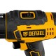 Дрель-шуруповерт аккумуляторная ударная CID-18-0, Li-Ion, 18 В Denzel (26136)