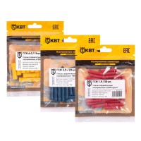 Гильза соединительная изолированная ГСИ 2.5 (20 шт) (КВТ) (91017)