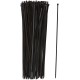 Хомуты нейлоновые для проводов, черные 100 шт., 4,8х400 мм (60358)
